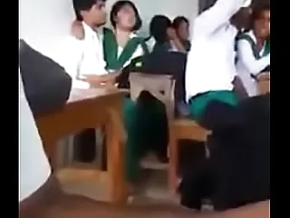 Desi School girl and young man